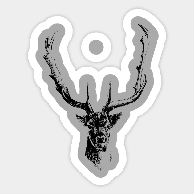 Interaction with Deer Sticker by gui